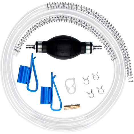 Manuel Manuel Siphon Baril Pompe Tuyau Carburant Essence Syphon Transfert  Huile Outils Faciles