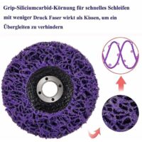 5 Disques Nettoyage Grossier FD-Workstuff 125mm - Pour Meuleuse