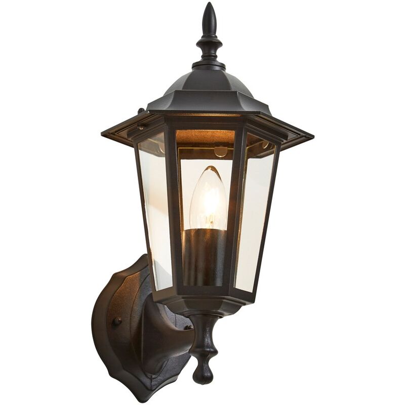 Litecraft Thera Wall Light Traditional Lantern Outdoor IP44