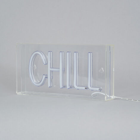 Litecraft Glow Light Box Neon Style Chill LED Children's Bedroom ...