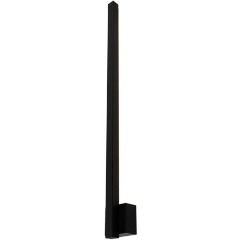 Litecraft Alod Wall Light Outdoor Linear Styled 9W 4000K Integrated LED - Black (1/5)