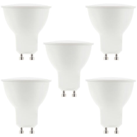 Litecraft Light Bulb GU10 7W 3000K Warm White Non Dimmable LED in White ...