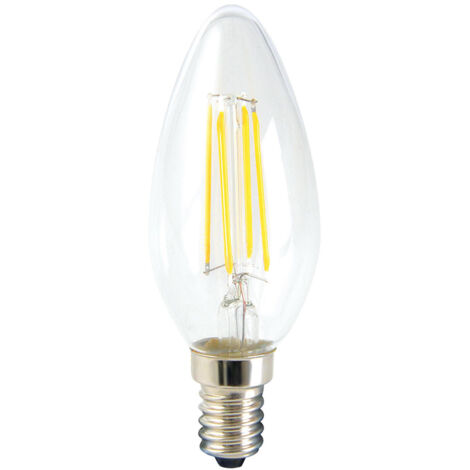 Litecraft Light Bulb 5.5 Watt E14 Small Edison Screw Candle Daylight LED - Clear