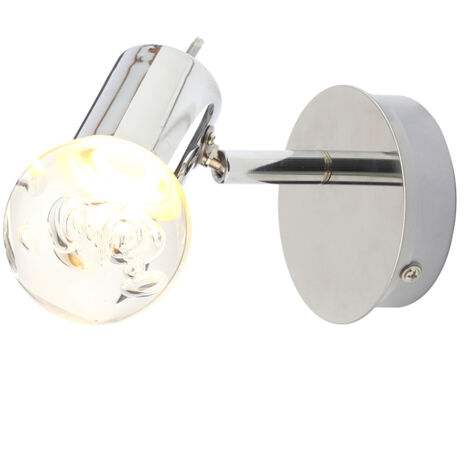 Litecraft Ayston Spotlight Bathroom Wall or Ceiling 5 Watt LED - Polished Chrome (1/5)
