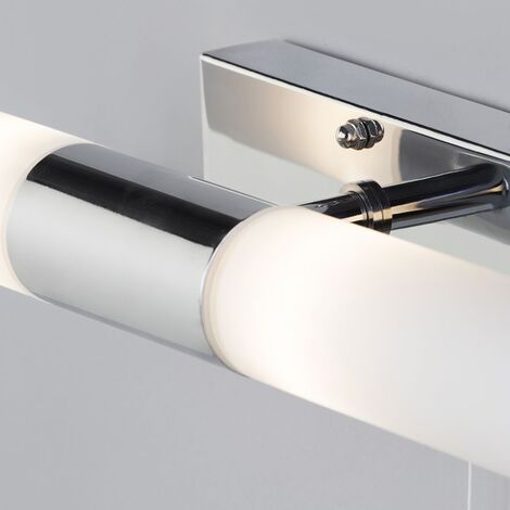 Litecraft Elena Wall Light Bathroom Fitting With Glass Shades - Polished Chrome