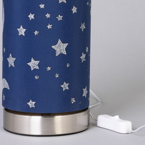 Moon and store stars table lamp