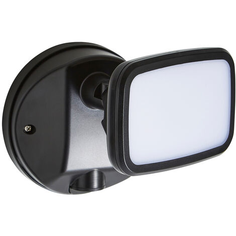 Litecraft Fechine Floodlight 30 Watt LED Outdoor IP65 Rated Fitting - Black - View #5