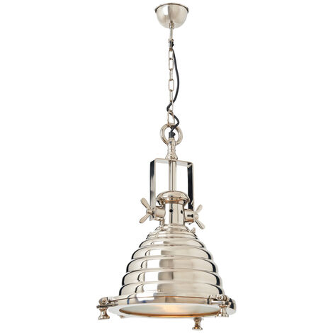 Litecraft Holly Diner Ceiling Pendant Farmhouse Style 1 Light ...