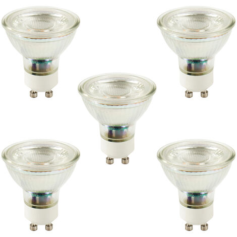 Litecraft Light Bulb GU10 5 Watt 3000K Warm White LED - 5 Pack