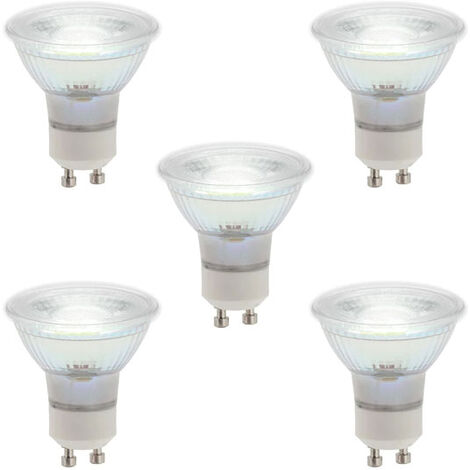 Litecraft Light Bulb GU10 5 Watt LED 4000K Natural White Lamp - 5 Pack (1/2)