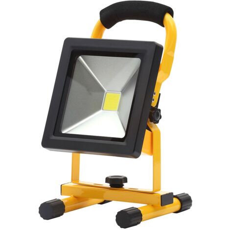Litecraft Work Light 20 Watt LED Portable IP65 Rated Outdoor Floodlight - Yellow (1/5)