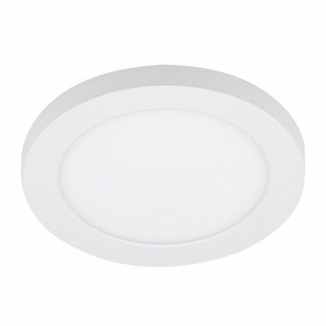 Litecraft Darly Wall or Ceiling Light Flush Circular 12 Watt LED Fitting - White