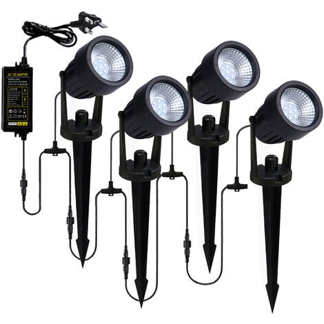 Litecraft Sitka Spike Light Kit 3W LED Outdoor IP65 Fitting In Black ...