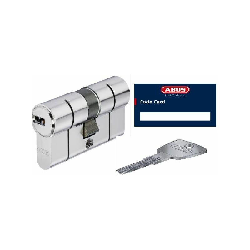 Cylindre de porte ABUS D6 PSN 35x60mm anti-casse avec carte de propriété et 5 clés ref. 0072782