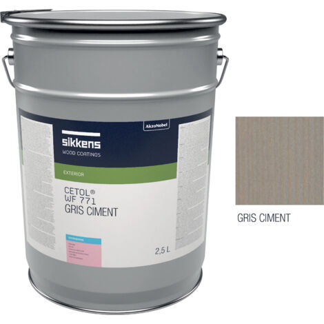 Saturateur SIKKENS WF771- 2,5 litres Colori Gris Ciment