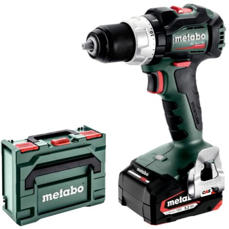 Perceuse-visseuse 18V 5.2Ah – Moteur Brushless pour applications exigeantes – Avec 2 batteries LiHD et lampe intégrée – MetaBOX incluse - BS 18 LT BL