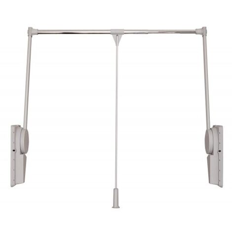 Penderie escamotable double 20 kg - SUPERLIFT - aluminium