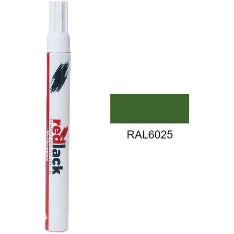 Feutre de retouche 8 ml – RAL 6025 – Vert fougère – Mat – multisupport – Redlack (1/2)