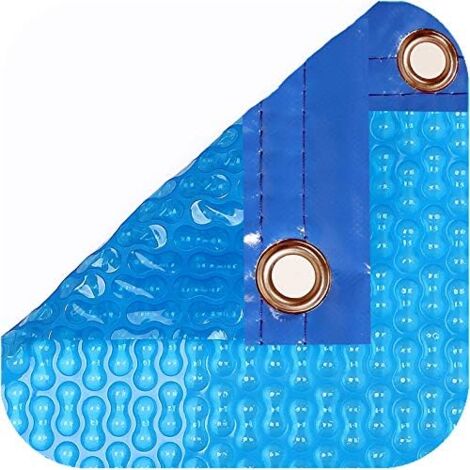 Bâche Thermique Geobubble 500 Microns 2x3 M – Couverture Piscine Économique & Anti-Évaporation – Renforts Solides