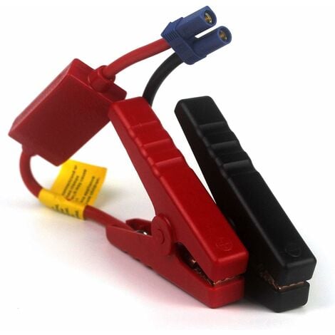 Câble de saut de batterie d'urgence avec connecteur EC5, pince crocodile  pour voiture et camion