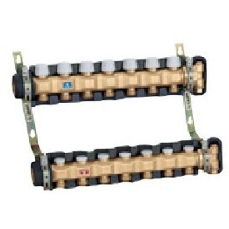 Collettori premontati per impianti di condizionamento 5 derivazioni Caleffi 6637E5 IS  1 1/4” - 5
