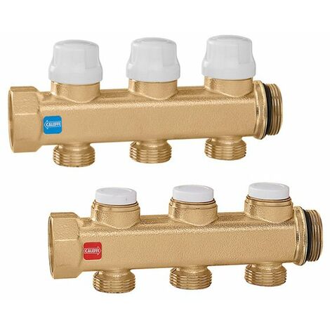 Coppia collettori 6 derivazioni Caleffi 662665  6