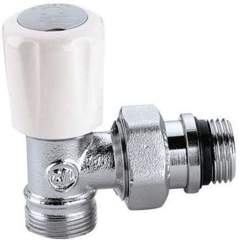 Valvola termostatizzabile con attacchi a squadra 1/2" att. tubaz. 3/4" Caleffi 338452 1/2” - 3/4"