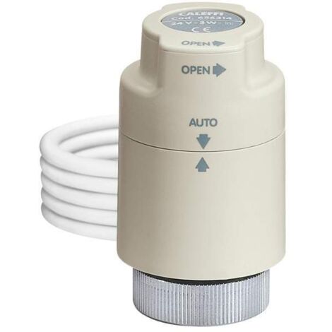 Comando elettrotermico con microinterruttore ausiliario 230V Caleffi 656312 Bianco