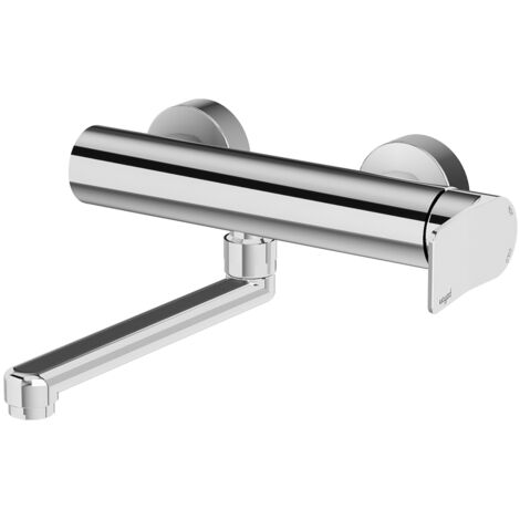 Miscelatore per lavello a parete Paffoni serie Tilt TI161CR  Cromato - Ottone