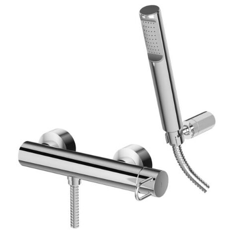 Miscelatore esterno per doccia con doccetta Paffoni serie Joker JK168DCR  Cromato - Ottone