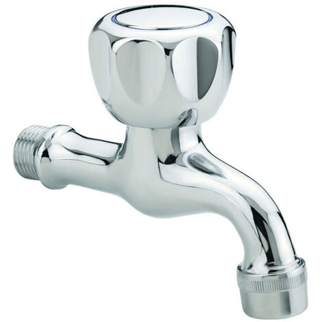 Rubinetto A Parete Cromato Con Comando A Maniglia Idral 0160M12 Cromato - Foto 8