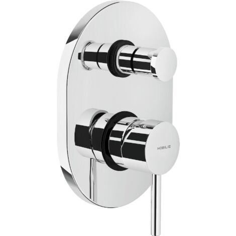 Miscelatore doccia ad incasso Nobili serie ACQUERELLI AQ93100/ECR  Cromato - Ottone