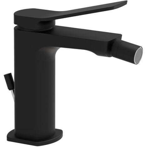 Miscelatore bidet con scarico automatico Paffoni serie Tilt TI135NO Ottone - Nero opaco