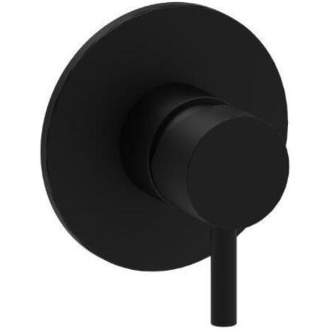 Miscelatore doccia ad incasso Ø 116 mm Paffoni serie Light LIG010NO Ottone - Nero opaco