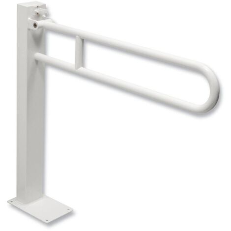 Barra di sostegno ribaltabile su colonna verniciata serie EASY Idral 12006V-70 Bianco