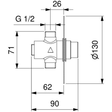 Sperimentare Accidentale Rotto Rubinetto Temporizzato Per Lavamani Provvisorio N