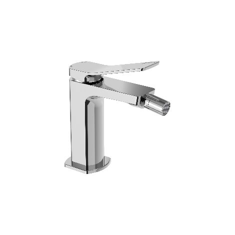 Miscelatore bidet Steel looking Paffoni serie Tilt TI131ST Ottone - Steel looking