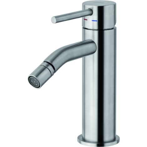Miscelatore bidet Paffoni serie Light LIG131ST Ottone - Steel looking