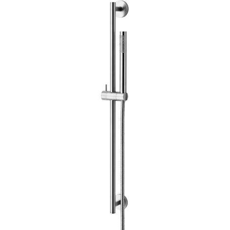 Saliscendi in ottone colore acciaio spazzolato Paffoni Life ZSAL135ST Steel Looking