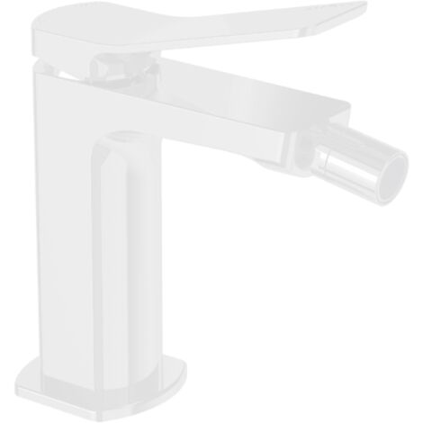 Miscelatore bidet con scarico automatico bianco opaco Paffoni serie Tilt TI135BO  Ottone - Bianco Opaco