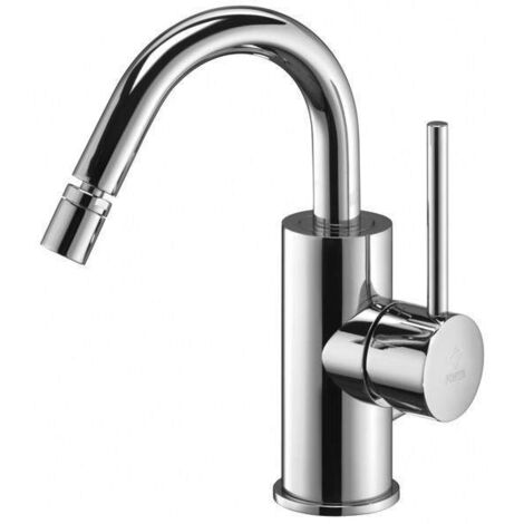 Miscelatore bidet con canna orientabile bianco opaco Paffoni serie Light LIG138BO Ottone - Bianco Opaco