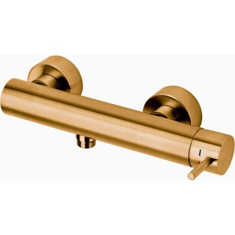Miscelatore esterno Honey Gold Spazzolato per doccia Paffoni serie Light LIG168HGSP  Ottone - Honey Gold Spazzolato