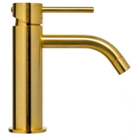Miscelatore lavabo Honey Gold Spazzolato Paffoni serie Light LIG071HGSP  Ottone - Honey Gold Spazzolato