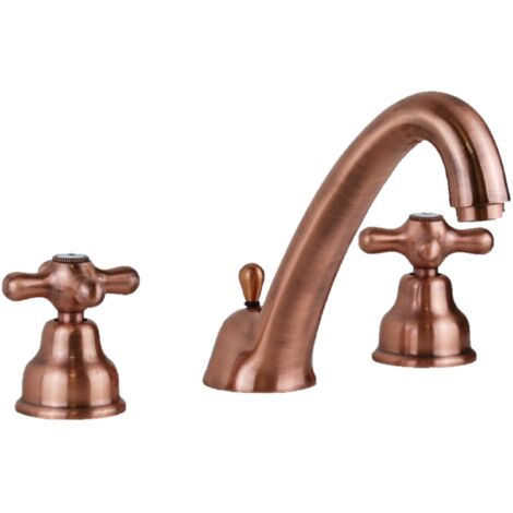 Miscelatore lavabo 3 fori colore rame Paffoni Iris IRV055RM  Rame - Iris