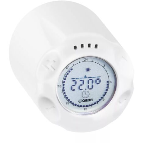 Comando cronotermostatico stand alone Caleffi 210500  Bianco
