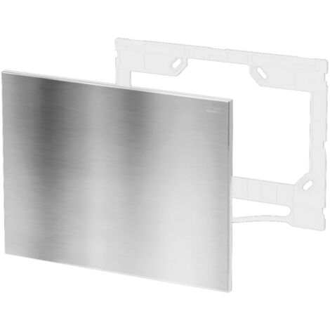Placca di copertura estetica, in acciaio inox finitura lucida Caleffi 359802 Acciaio inox