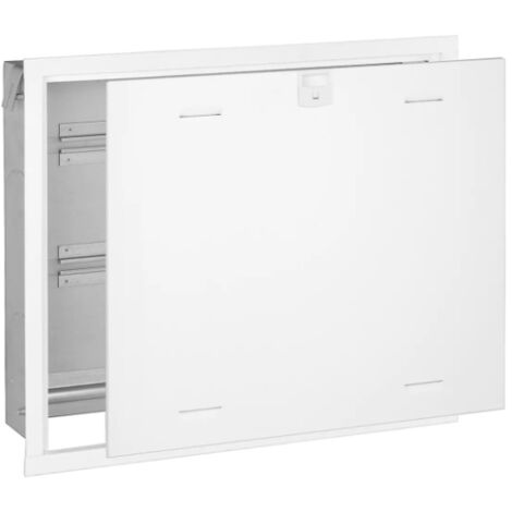 Cassetta per collettori con profondità regolabile 500x600x110-140 Caleffi 659064  Bianco - Lamiera