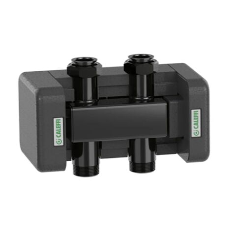 Separatore idraulico per impianti di riscaldamento e condizionamento, con coibentazione Caleffi 550305 Nero
