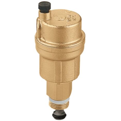Valvola automatica di sfogo aria, con rubinetto di intercettazione automatico ROBOCAL® 3/8" M Caleffi 502730  3/8" M