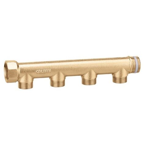 CALEFFI 350 Collettore Semplice Interasse 50 Diam.3/4" 2 Derivazioni Diam.23/1,5M - 350520
